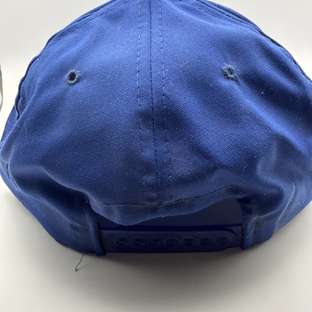 Vintage Nissin TAX AIR Blue Snapback Hat 80s - Picture 3 of 7